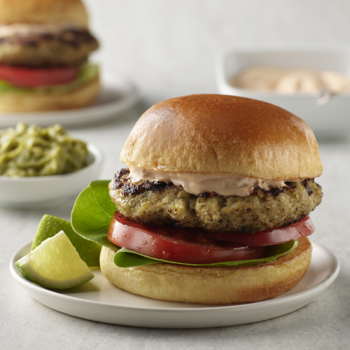 Turkey Burgers - Guacamole Turkey Burgers Recipe