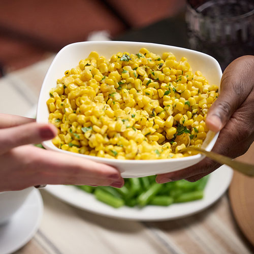 Herbed Butter Skillet Corn